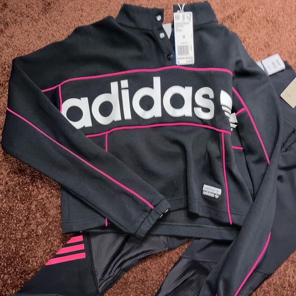 adidas track suit jumpsuit matching set - Picture 1 of 7